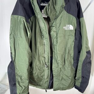 The North Face Olive and Black Gore-Tex Jacket